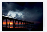 Largs Bay Beach Sunset 8, Greeting Card