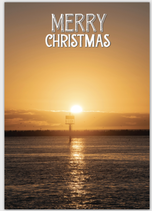 Christmas Greeting Card; Outer Harbor - Portrait