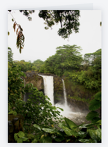 Akaka Falls Hawaii, Greeting Card