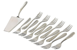Set Pala Dolci+12 Forchettine Nuovo Milano | Alessi