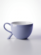Jumbo-Tasse 'Josephine' hellgrau