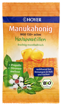 Manukahonig Halspastillen MGO 150+ active