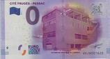 Billet touristique 0€ Cité Frugès Pessac - 2016