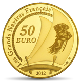 50 euros L'Hermione 2012 en or 1/4 oz