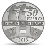 50 euros argent L'Amazone 2013