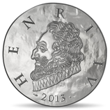 10 euros argent Henri IV 2013