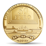 50 euros Le redoutable 2014 or 1/4 oz