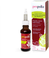 Solution huileuse de propolis