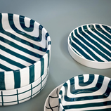 Schale Stripes & Grid 3 Farben