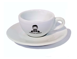 SET 2x Espresso Tasse "NAPOLI" mit Untertasse