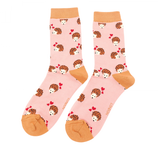 Socken / One Size 37-41 /  mit Igel