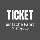 Dampflokzug 5519 einfache Fahrt, 2. Klasse
