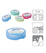 #1763 paro® classic-floss – gewachst, mint, 1 Pack à 50 Dosen, 5 m