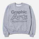 Graphic Art Department sweatshirt gris chiné