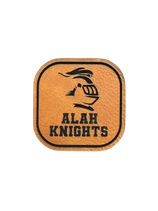 Knights Square Leather Patch Hat