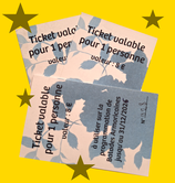 3 bons d'une valeur de 10 €