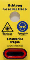 Laser-Warnschild LED
