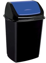 POUBELLE A COUVERCLE BASCULANT CLAP