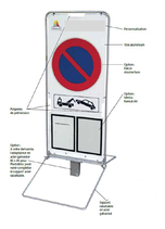 BALISE INFO CHANTIER PERSONNALISABLE