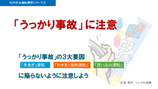 ＭＰ４「うっかり事故に注意」