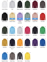 Zip Hoodie Herren Regulare, inkl. Stick Vorderseite bis max. 8x8cm und Rückseite Stick bis max. 15x15 cm