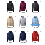 Zip Hoodie Herren Deluxe inkl. Stick bis max. 8x8cm