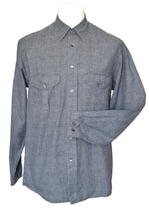 Boss, Hugo Boss ruim geruit overhemd,  grijs, Mt. M
