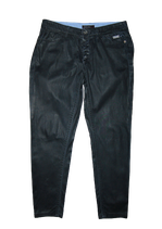 MARC CAIN jeans, waxed  zwart, Mt. 40