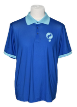 Quick 1905 Golf polo, blauw/aqua, Mt. L