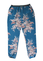STELLA NOVA pantalon, teal/flowers, Mt. 40