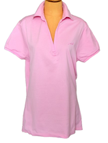 PIN HIGH GOLF dames polo shirt, roze, Mt. XXL