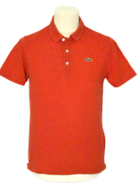 LACOSTE polo, shirt, rood, Mt. M