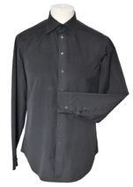 Giorgio Armani overhemd, antraciet/grijs, Mt. 39 / M