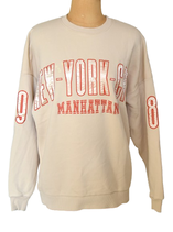 Costes sweater, NYC trui, crème, Mt. S
