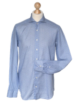 RENE LEZARD overhemd, shape fit  blauw, Mt. 41