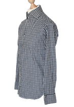 Oger Red geruit overhemd, blauw/wit, Mt. 37