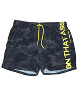 On That Ass swimshort, zwembroek, grijs/zwart, Mt. XL