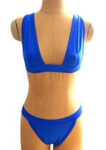 LA SISTERS bikini, high waist, blauw, Mt. S