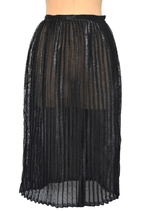 Sally Lapointe doorschijnende maxi rok, Mt. XXS
