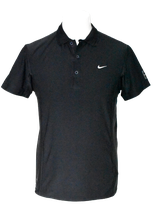 Nike Court polo, dri-fit shirt, zwart, Mt. M