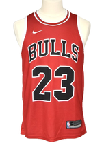 NIKE CHICAGO BULLS, 23 MICHAEL JORDAN NBA shirt, rood, Mt. M