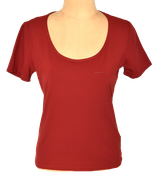 EMANUEL UNGARO stretch shirt,  rood, Mt. 40