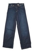 Gsus Jeans, spijkerbroek, Wide, blauw, Mt. W26 - L34