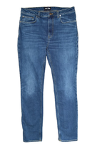 BLK DNM jeans, spijkerbroek, cropped, blauw, Mt. M