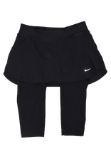 NIKE DRI-Fit capri, running tights+rok, broek, zwart, Mt. XS