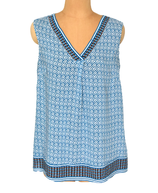 Malvin  top, blauw/wit, Mt. 38