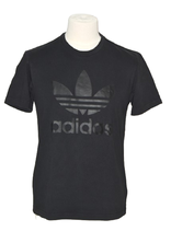Adidas t-shirt, zwart, Mt. L