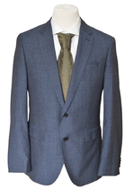 Hugo Boss mini ruit colbert, blauw, Mt. 50 / M