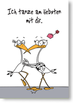 Ich tanze am liebsten mit dir.