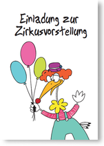 Einladung zur Zirkusvorstellung